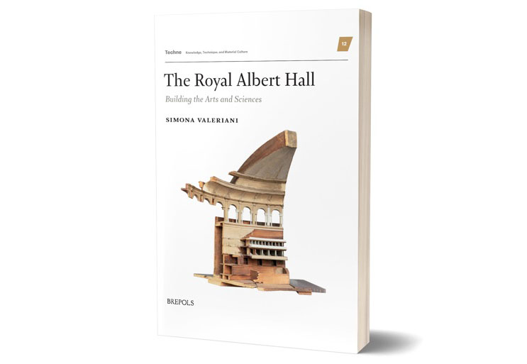 Cover of a book showing a cut-through of the Royal Albert Hall
