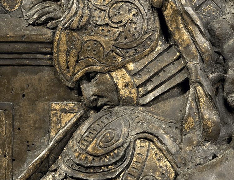 Sculpted relief by Donatello